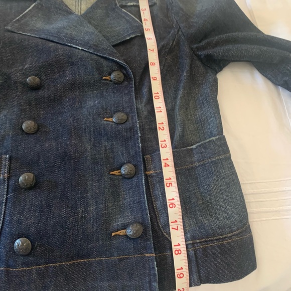 Ralph Lauren Jean jacket double breasted. - Picture 2 of 5